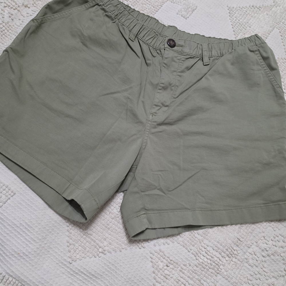 Chubbies Shorts Mens Size XL Green Khaki Original Stretch Twill Inseam 5.5 Chino